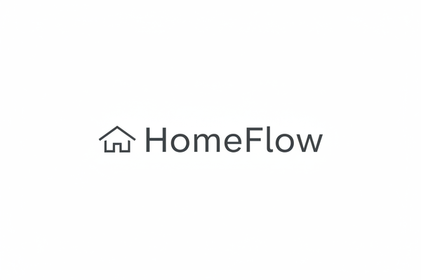Logo HomeFlow fondo blanco